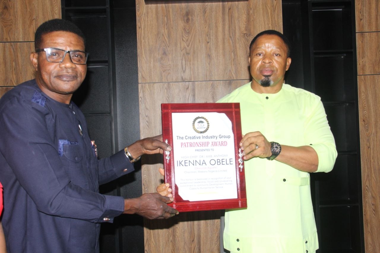 CIG honours Chief (Dr .) Amb. Ikenna Anthony Obele, name him CIG Patron